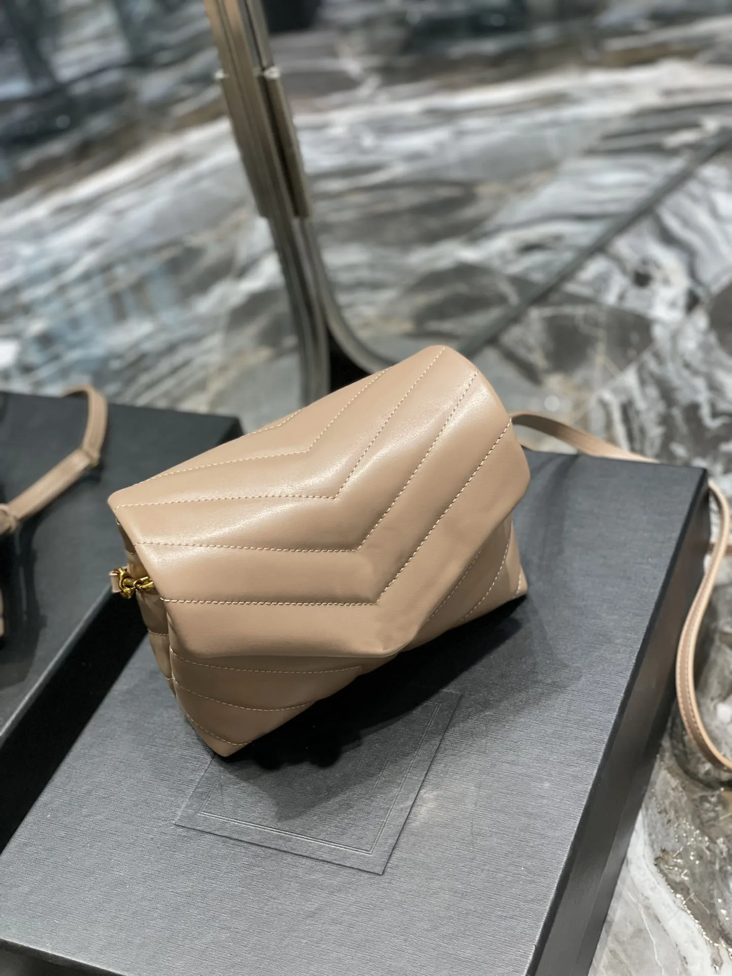 

Loulou mini bag Women luxury designer chain bag top quality messenger genuine leather brand small crossbody