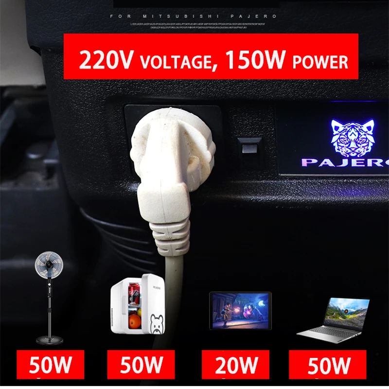 Suitable For Mitsubishi Pajero V97V93 Rear USB Charger Inverter Plug Socket Modification Armrest Box |