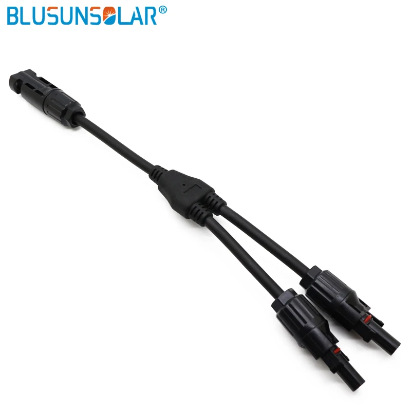 Штыревой/гнездовой параллельный Солнечный соединитель 2 в 1 Y Тип штекер к гнезду