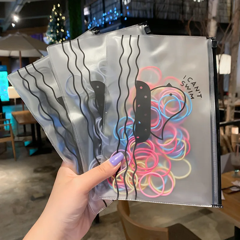 

100PCS/Set Girl Women Basic Elastic Hair Bands Scrunchie Ponytail Holder Headband Colorful Rubber Bands Fashion Hair Accessories