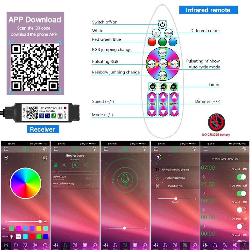 Светодиодная ленсветильник RGB s 5M-30M 2835 5050 LED светильник Alexa Wifi гибкая светодиодная