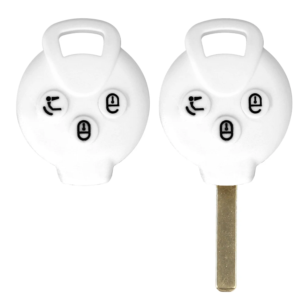 1 шт. 3 кнопки силиконовый чехол для ключей брелка подходит Mercedes Benz Smart Fortwo Forfour City