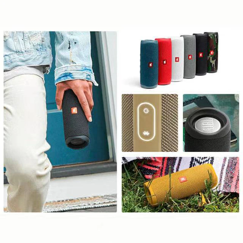 Bluetooth-Колонка JBL Flip 5 портативная водонепроницаемая беспроводная | Электроника