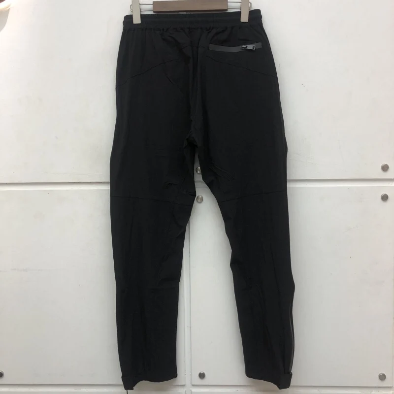 

Брюки 2021fw мужские/женские черные, легкие Пляжные штаны с эластичным поясом, с карманами сзади, 1:1