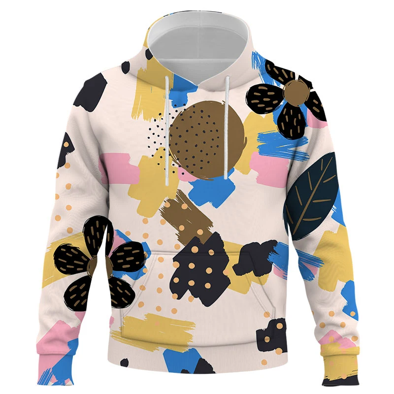 Модная мужская толстовка с 3D-принтом граффити детские толстовки Harajuku уличные