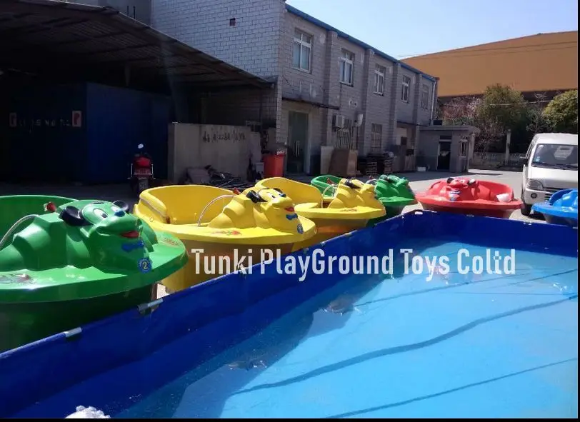 Стекловолоконная Электрическая аккумуляторная надувная лодка бампер для детей