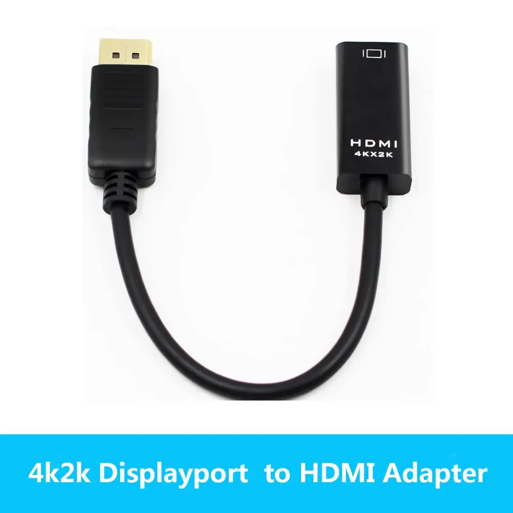 DP штекер HDMI Женский Кабель адаптер 1080P конвертер для ПК Дисплей проектор ноутбука