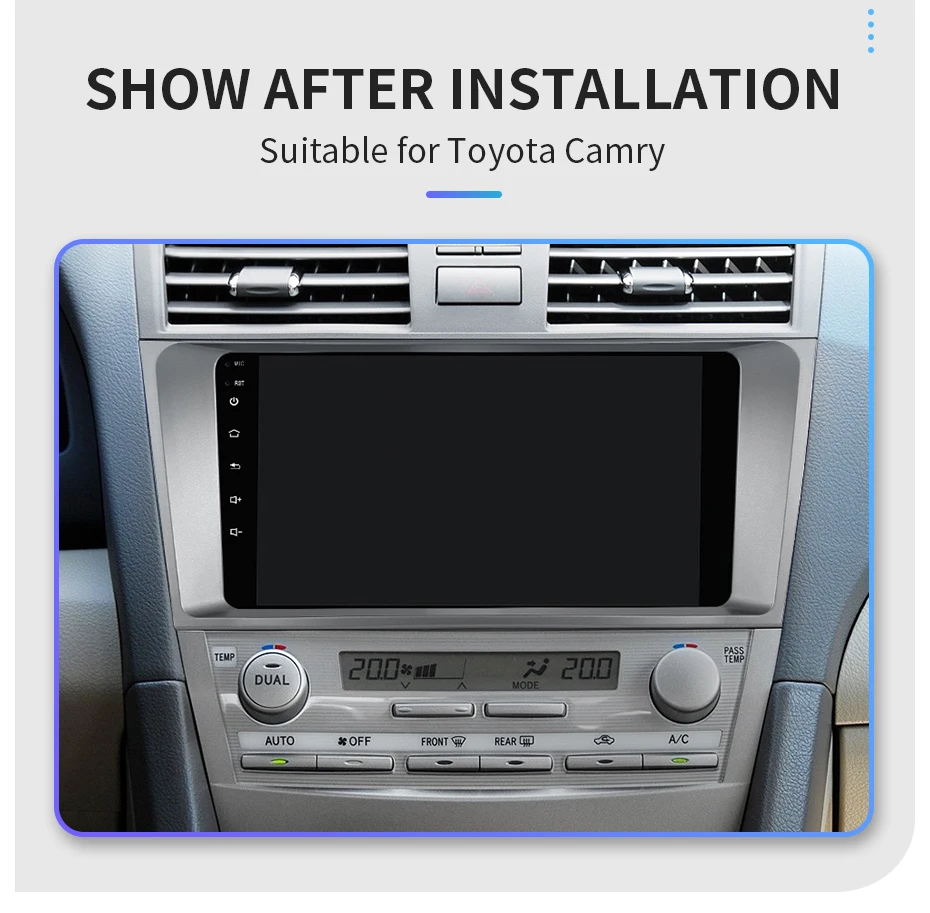 Isudar H53 4G Android 1 Din Авто Радио для Toyota Camry 7 XV 40 2006-2011 Автомобильный мультимедийный gps 8 ядерный ОЗУ 4 Гб Камера DSP ips DVR