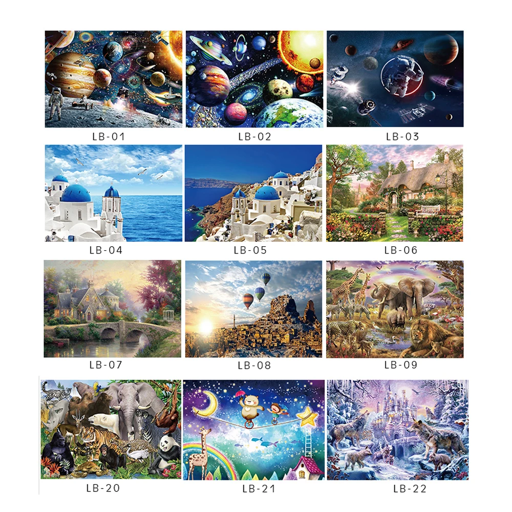 1000 шт./компл. бумажные пазлы декорации головоломки для детей игрушки снятия