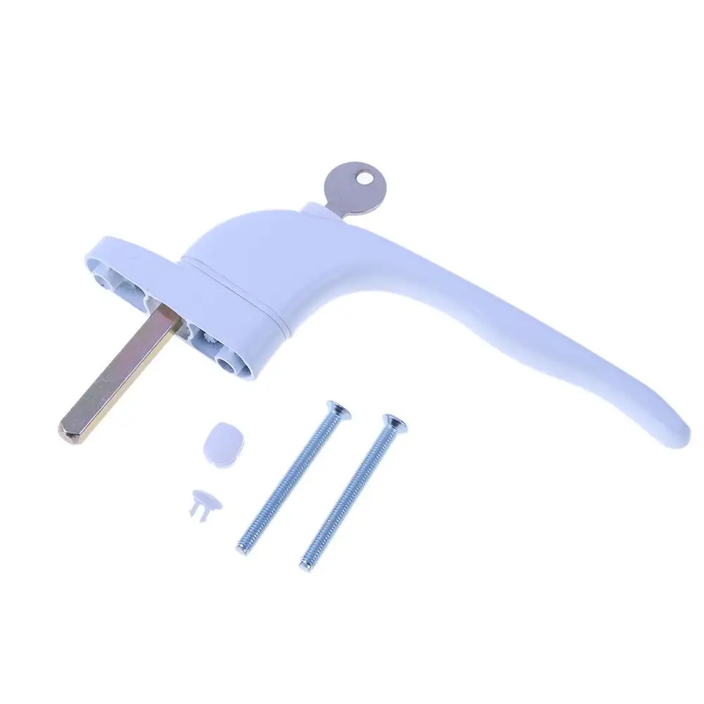 Универсальный фиксатор для окна двойное остекление из белого алюминиевого