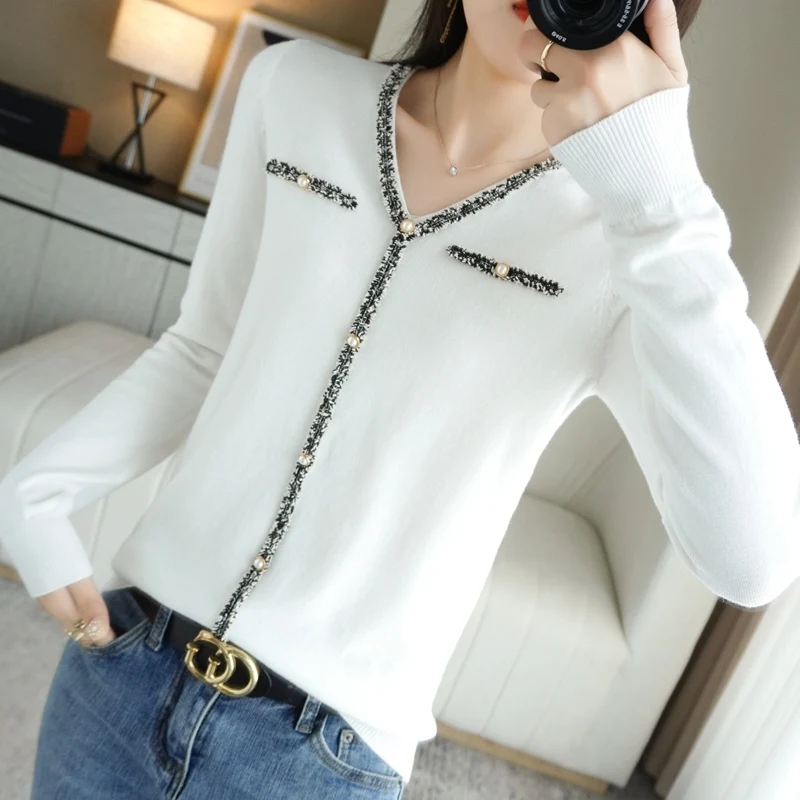 Осенне-зимний новый кашемировый свитер Женский сохраняющий тепло вязаный модные