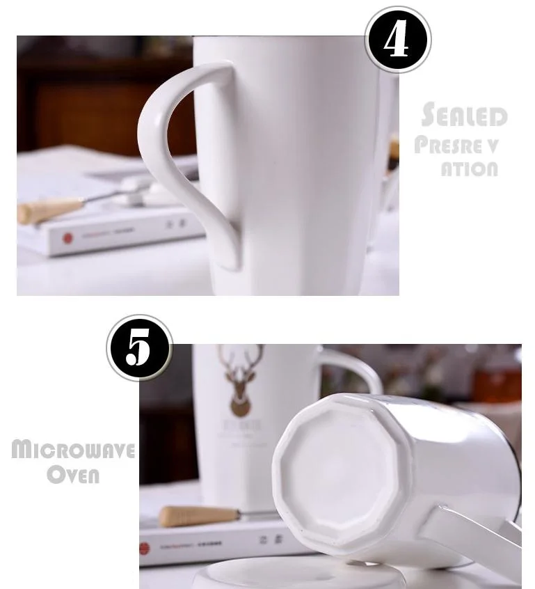 Керамическая кружка Набор чашек фарфоровая тема созвездий счастливая