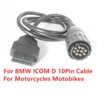 car obd2 cable for bmw icom d cable icom d motorcycles motobikes 10pin to 16pin obd2 obdii diagnostic cable i com a2 tool cables
