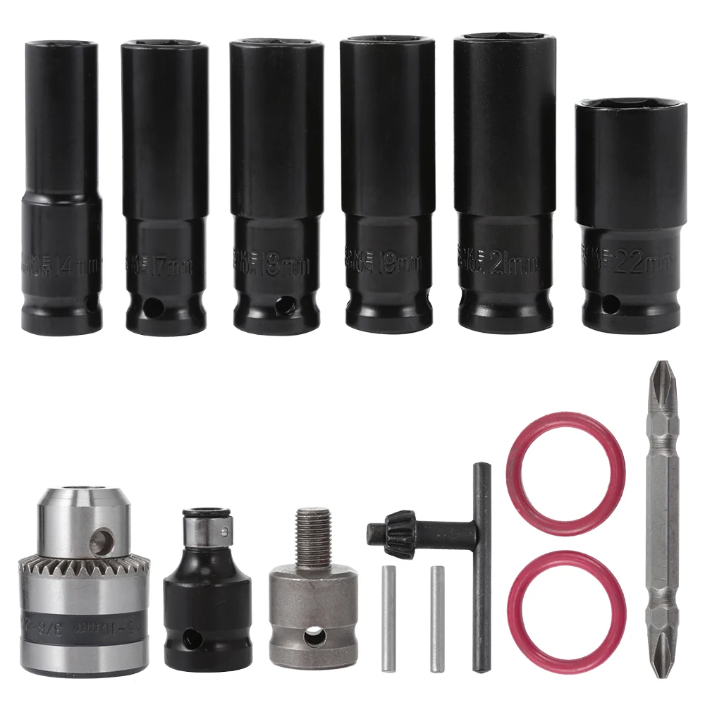 Сверлильный патрон отвертка с шестигранным приводом Набор глубоких розеток