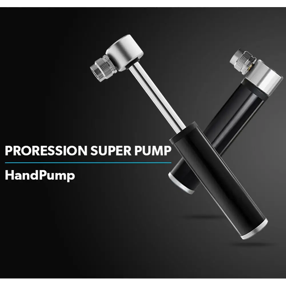 

Hand Mini Bicycle Pump Tire Air Inflator Schrader Presta Valve Ball Needle Hose MTB Accessories Portable Bike Pump 120PSI AV/FV