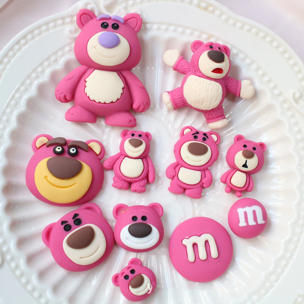 

Модная Милая полимерная подвеска в виде медведя, 11 шт./Лот, Очаровательная Подвеска для женщин и девочек, мультяшная фурнитура для ювелирных...