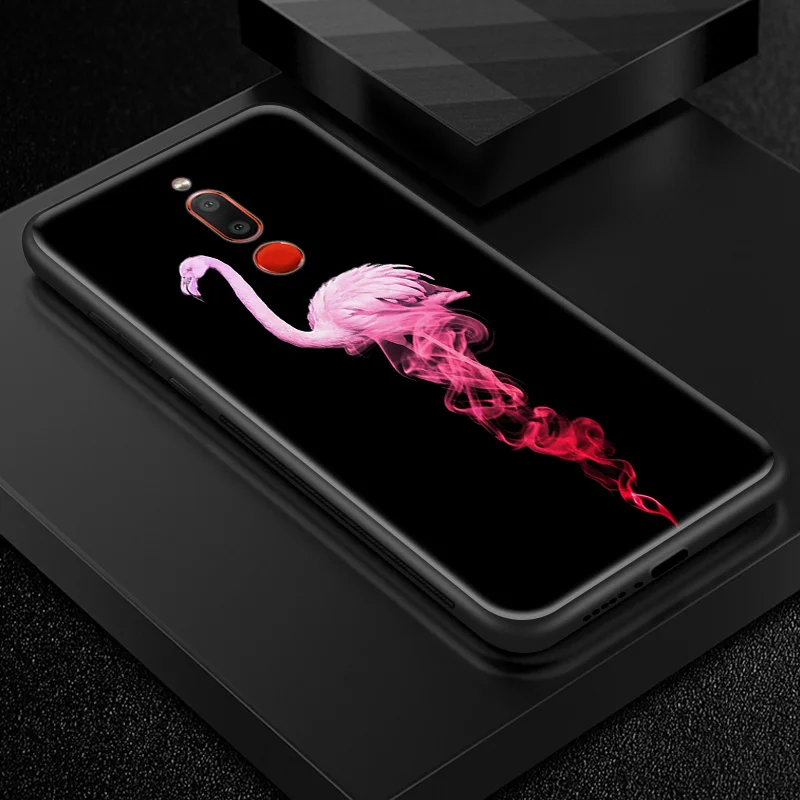 W294 Задняя крышка из закаленного стекла для Meizu 16s 16th Plus 16X M6T M882Q M892Q M5 M6 M8 M9 Note TPU Рамка бампер печать обложек сумка с животными - Цвет: W294