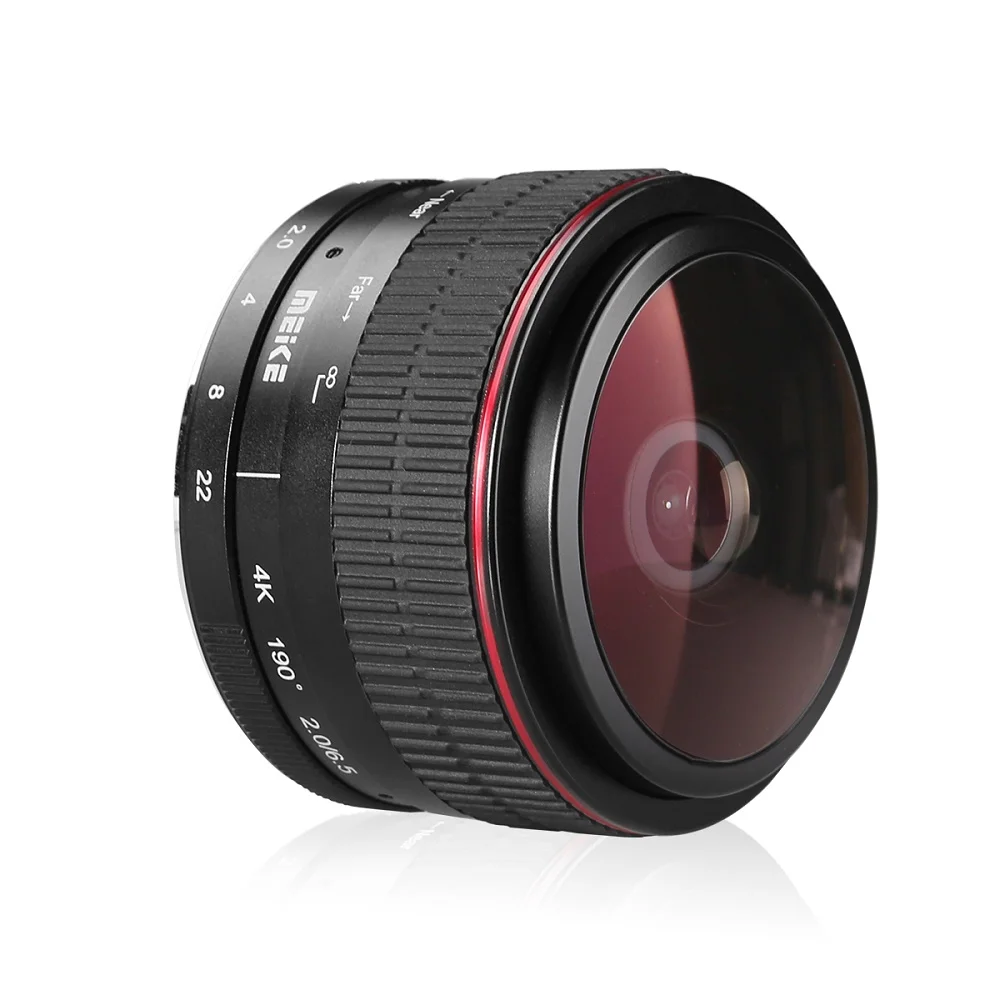 Meike 6 5 мм f2.0 ручной Объектив рыбий глаз для Canon EF-M крепление/держатель объектива Sony