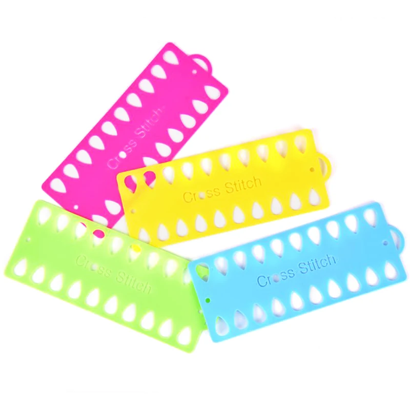 Пластик крест стежка строки доска Вышивальная нить Органайзер | Дом и сад