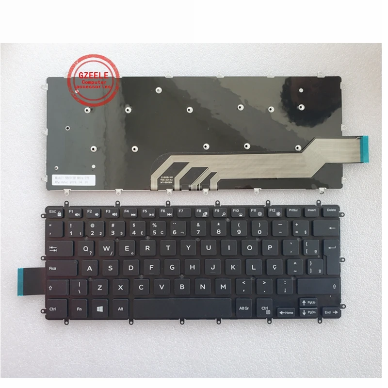 Клавиатура с подсветкой для ноутбука Dell Inspiron 14 Gaming 7466 7467 14-7000 14-7466 7460 7378 13 5368 5378 7368 15
