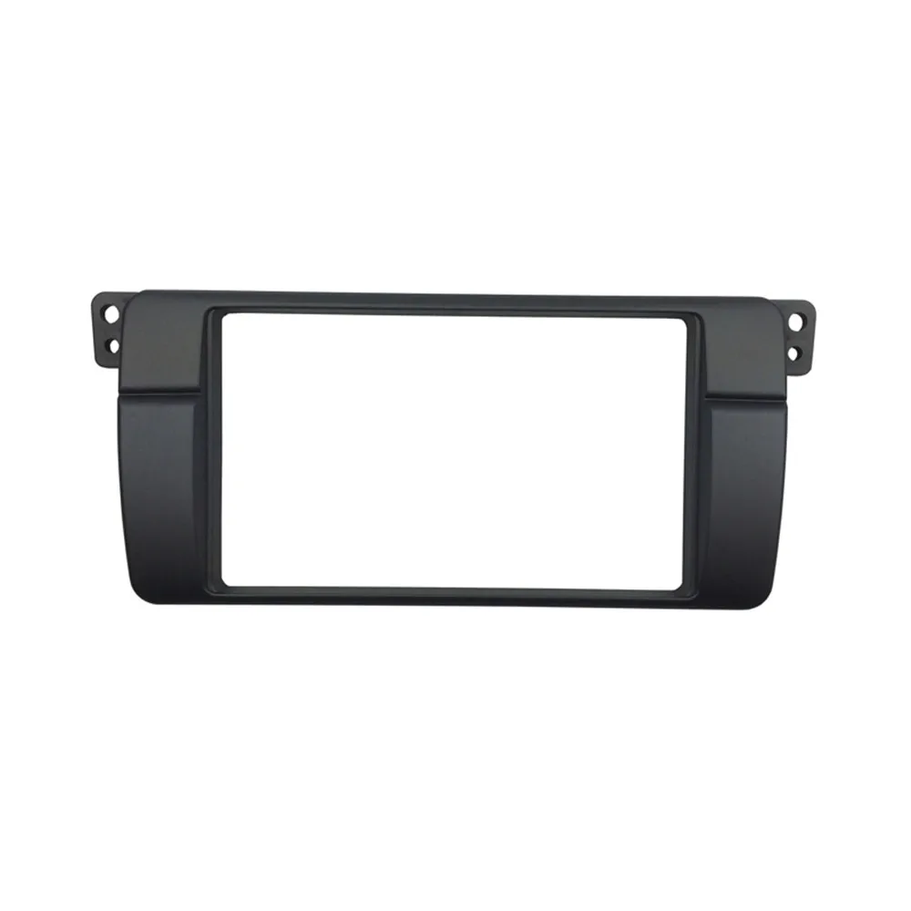 Для BMW 3 серии E46 180*105 мм открывающаяся двойная Din Fascia Радио DVD стерео панель