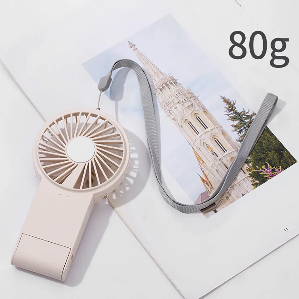 Косметическое зеркало кулер портативный вентилятор Ручной мини USB зарядка