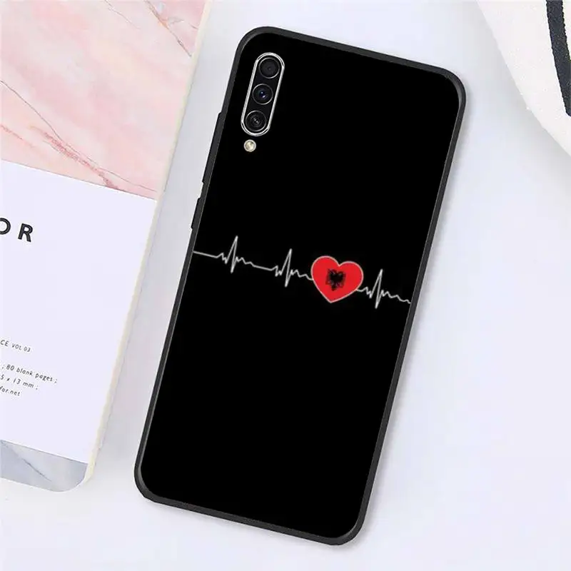

albania flag fashion pattern Phone Cases For Samsung galaxy S 9 10 20 A 10 21 30 31 40 50 51 71 s note 20 j 4 2018 plus