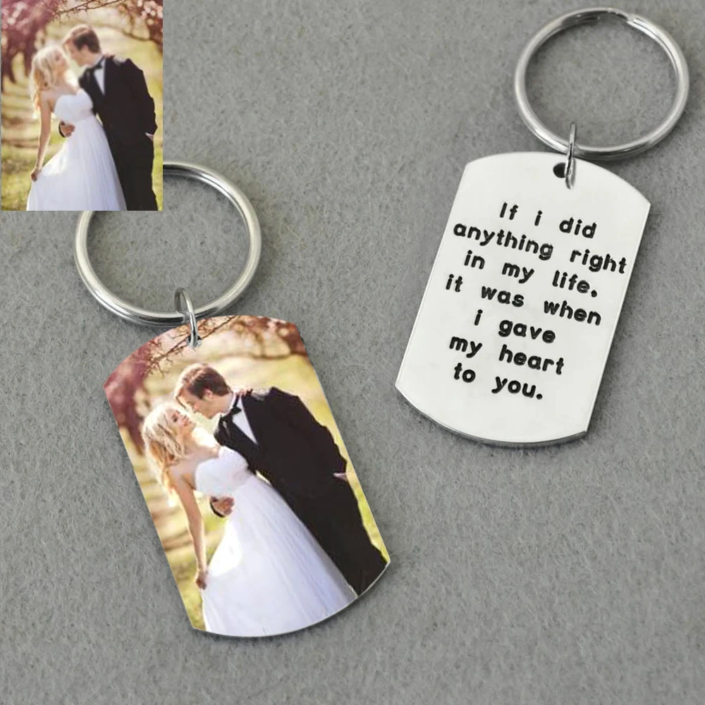Свадебные подарки-сувениры персонализированный фото-брелок фотография на заказ