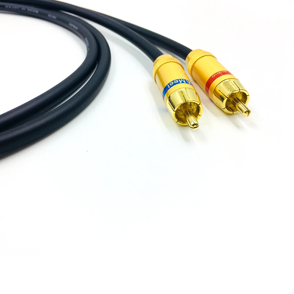 RCA кабель Hi Fi SPDIF цифровой аудио кабель/утолщенный настенный Budweiser + Canare для L