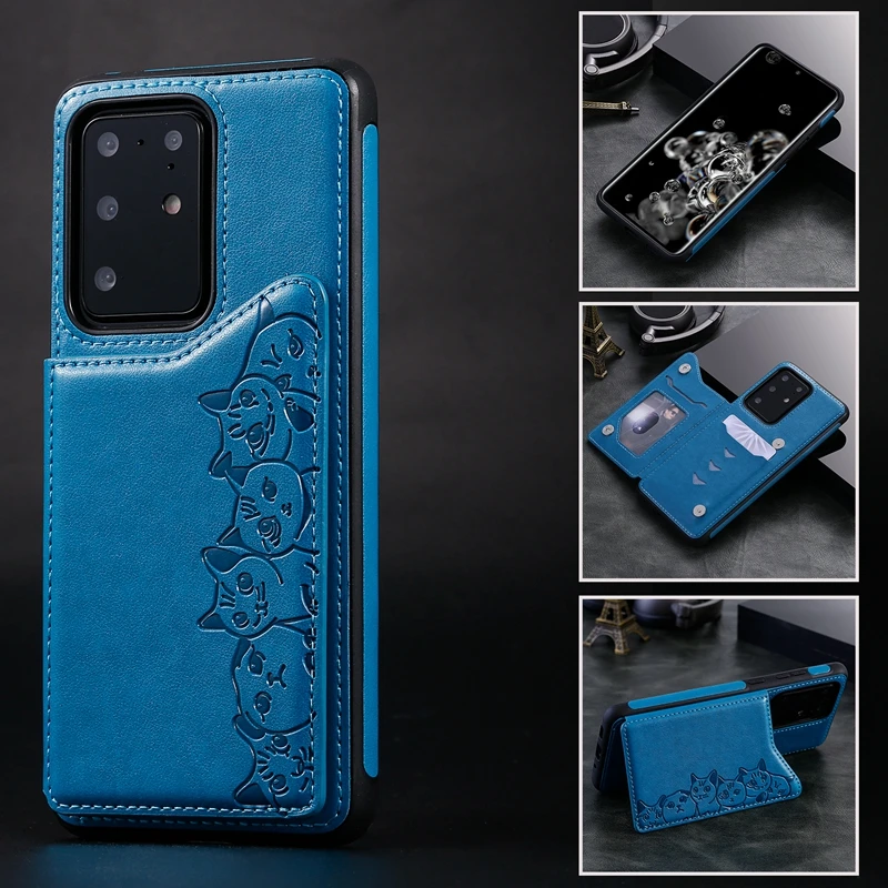 Чехол-книжка для Samsung Galaxy S9 S10 Plus Note 10 9 8 | Мобильные телефоны и аксессуары