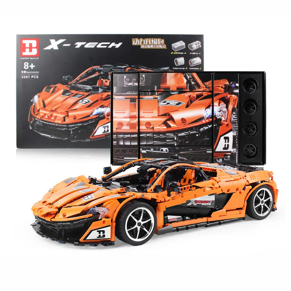 Xingyu Technology McLarenly P1 спортивный автомобиль пазл для взрослых собранные строительные