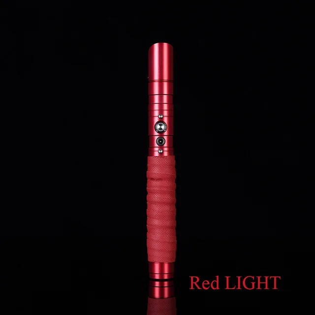 Red HD red Светильник Jedi Sith, металлический меч, лазерный маскарадный светильник, сабельные игрушки, светящийся подарок для детей, светильник для улицы, креативные войны, игрушки, палка, меч - Цвет: Red HD red