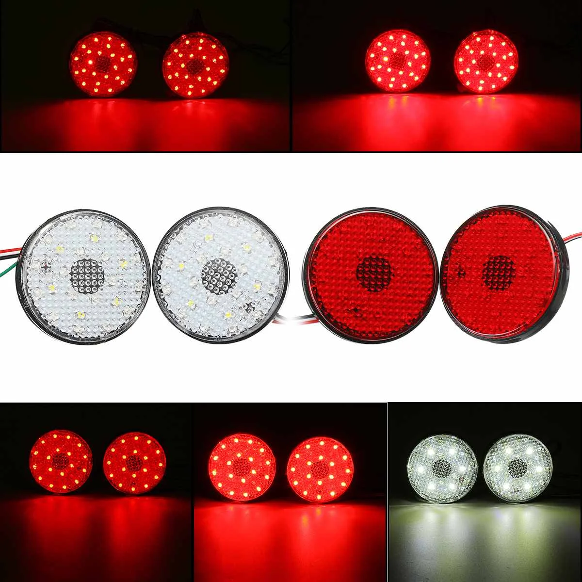 Автомобильный отражатель 21SMD 2 шт. светодиодный стоп-сигнал для Toyota high Lander Sequoia ZRR70