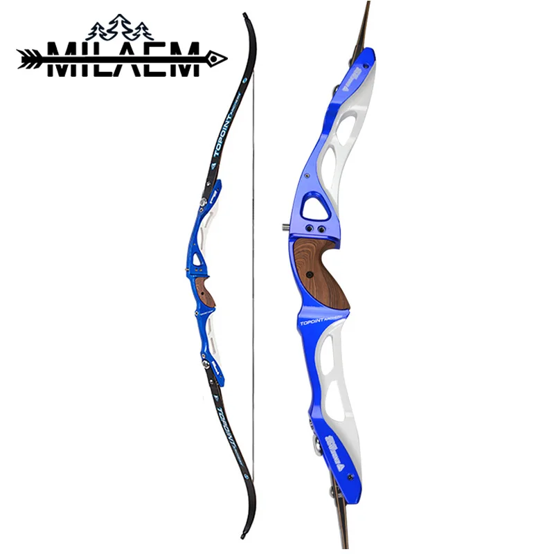 

1 Piece Archery Recurve Bow 18-44lbs 21.5-22.5cm Brace Length High-strength aluminum-magnes Outdoor Shooting Hunting Accessories
