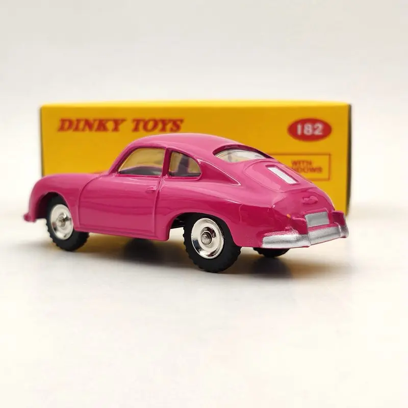 DeAgostini 1/43 Dinky Toys 182 для P ~ sche 356A Coupe розовые литые под давлением модели