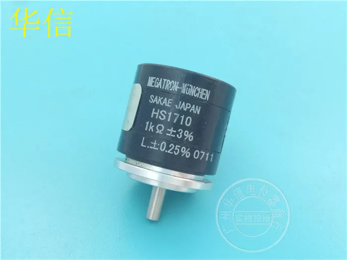 

Used JAPAN SAKAE HS1710 1K 10 turns Multi-turn potentiometer Shaft 9mm Servo installation switch