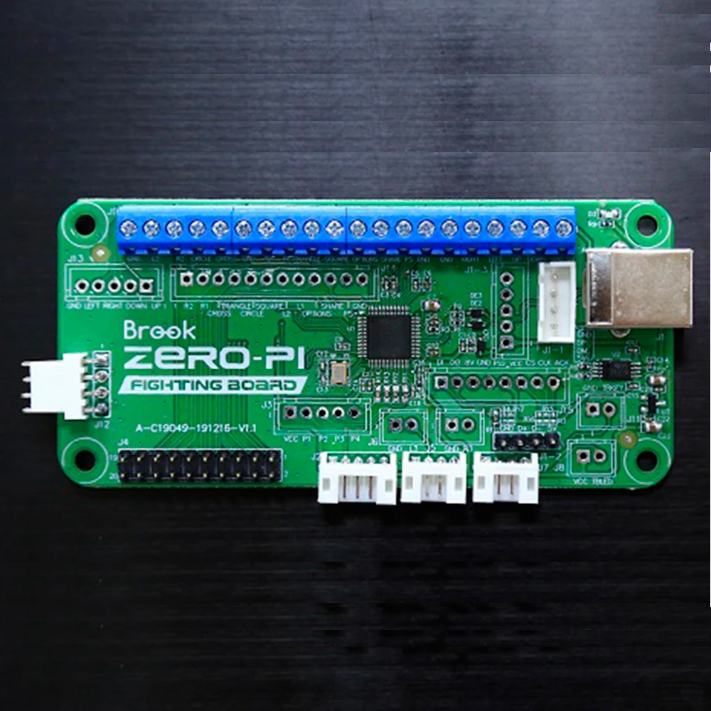 Брук Zero-Pi файтинговая плата для PS/PS2/PS3/Эмулятор Игр в стиле ретро легко