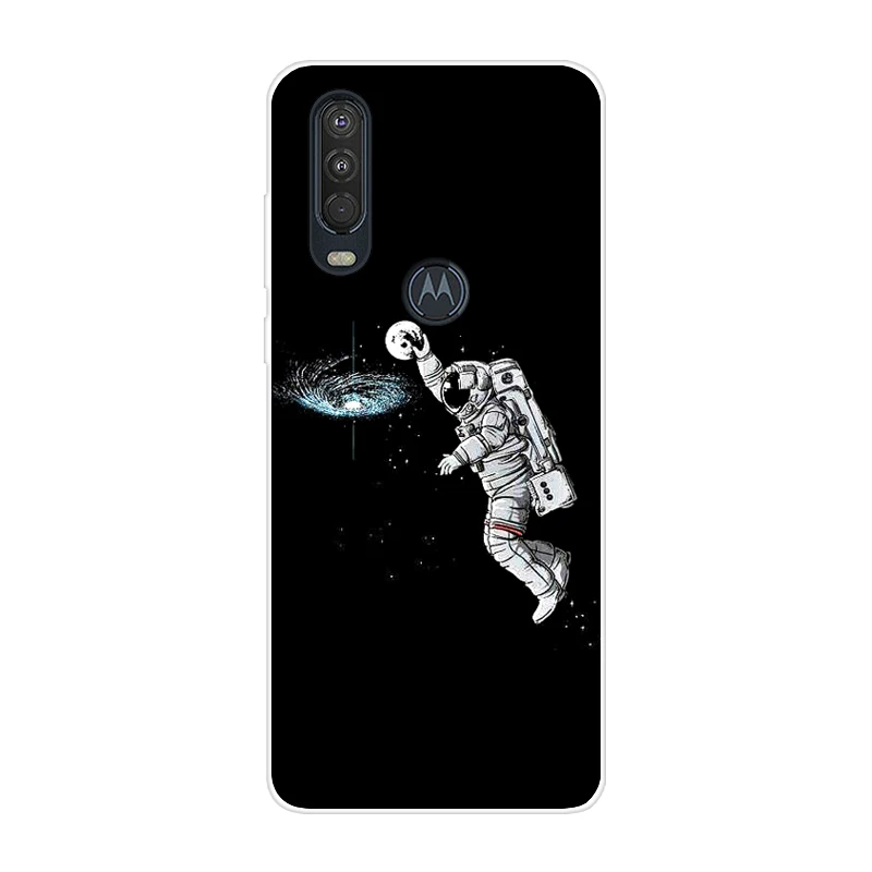 13 Для Motorola One Action чехол 6,3 ''мультяшная мягкая ТПУ Силиконовая задняя крышка для MOTO One Action OneAction чехол для телефона funda One Vision - Цвет: 13