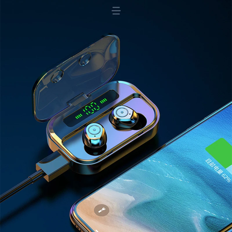 

Headset Bluetooth Earphone Handfree Wireless Headphones With MIC Gaming Accessories Phones Auriculares Music New Sport Earbuds