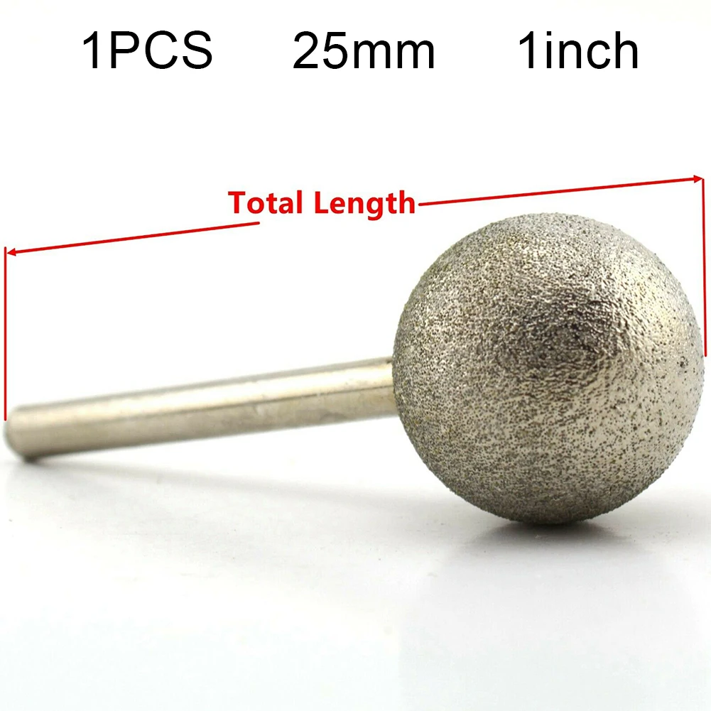 Алмазное покрытие 25 мм 1 \ &quotдюймовая сферическая головка установленная точка