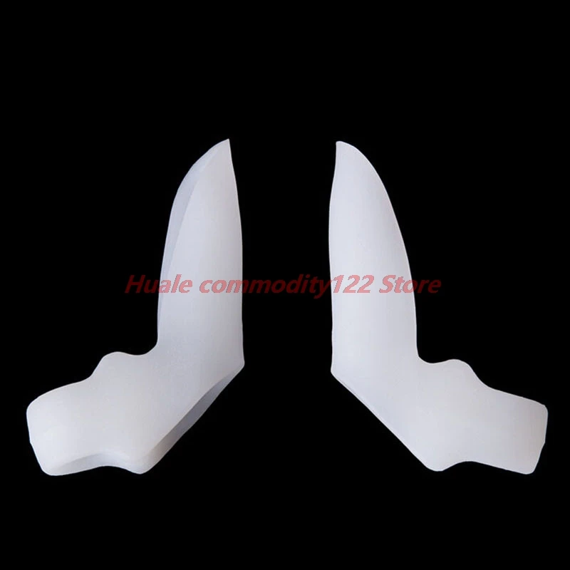 

New 1Pair 2PCS Toe Separator Corrector Silicone Gel Valgus Adjuster Protector Bunion Guard Feet Foot Care Tool