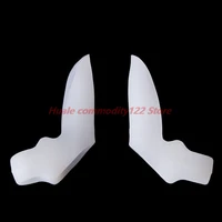 new 1pair 2pcs toe separator corrector silicone gel valgus adjuster protector bunion guard feet foot care tool