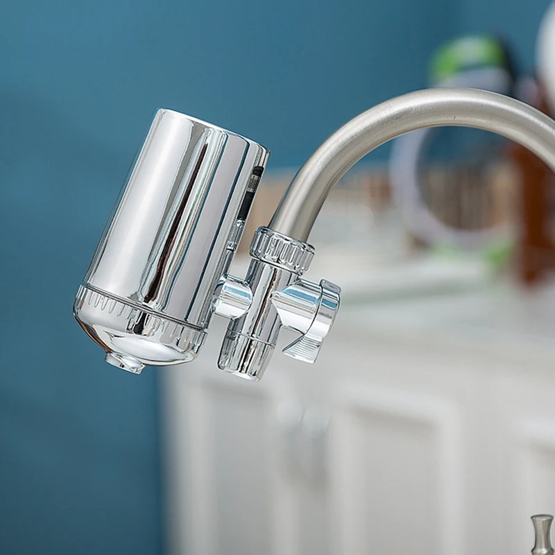 Диатомический фильтр для водопроводной воды, кухонный фильтр из нержавеющей стали, уменьшает количество запахов хлора