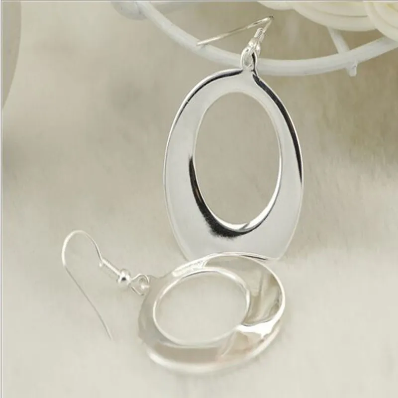 925 sterling silver drop earrings trendy fashion jewelry for women Eh002 | Украшения и аксессуары