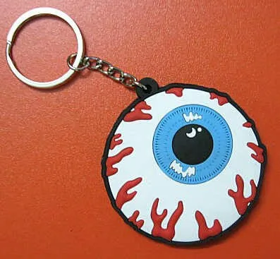 

20PCS Mishka Keychains Anime Genshin impact Jujutsu Kaisen Key Chains for Students Key Rings Double Sided Wholesale