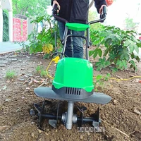 tleg 01a mini tiller electric plough machine cultivator%c2%a0scarifier garden household soil ploughing digging loosening equipment