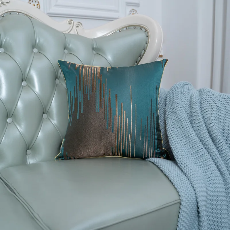 Northern Europe Simple Modern High Precision Jacquard Fabric Multi-Color Cushion Cover for Home Bedroom Design Soft Decorations |