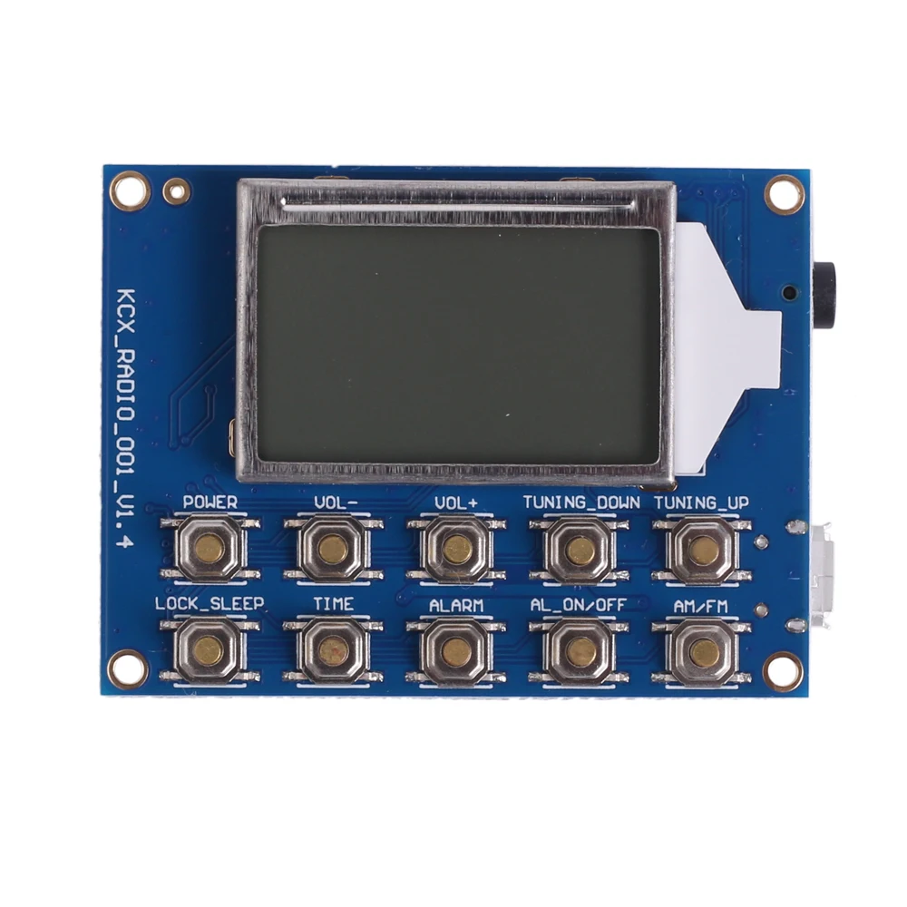 Полнодиапазонный FM радио MW и SW приемный модуль цифровой дисплей часов 87-108 МГц