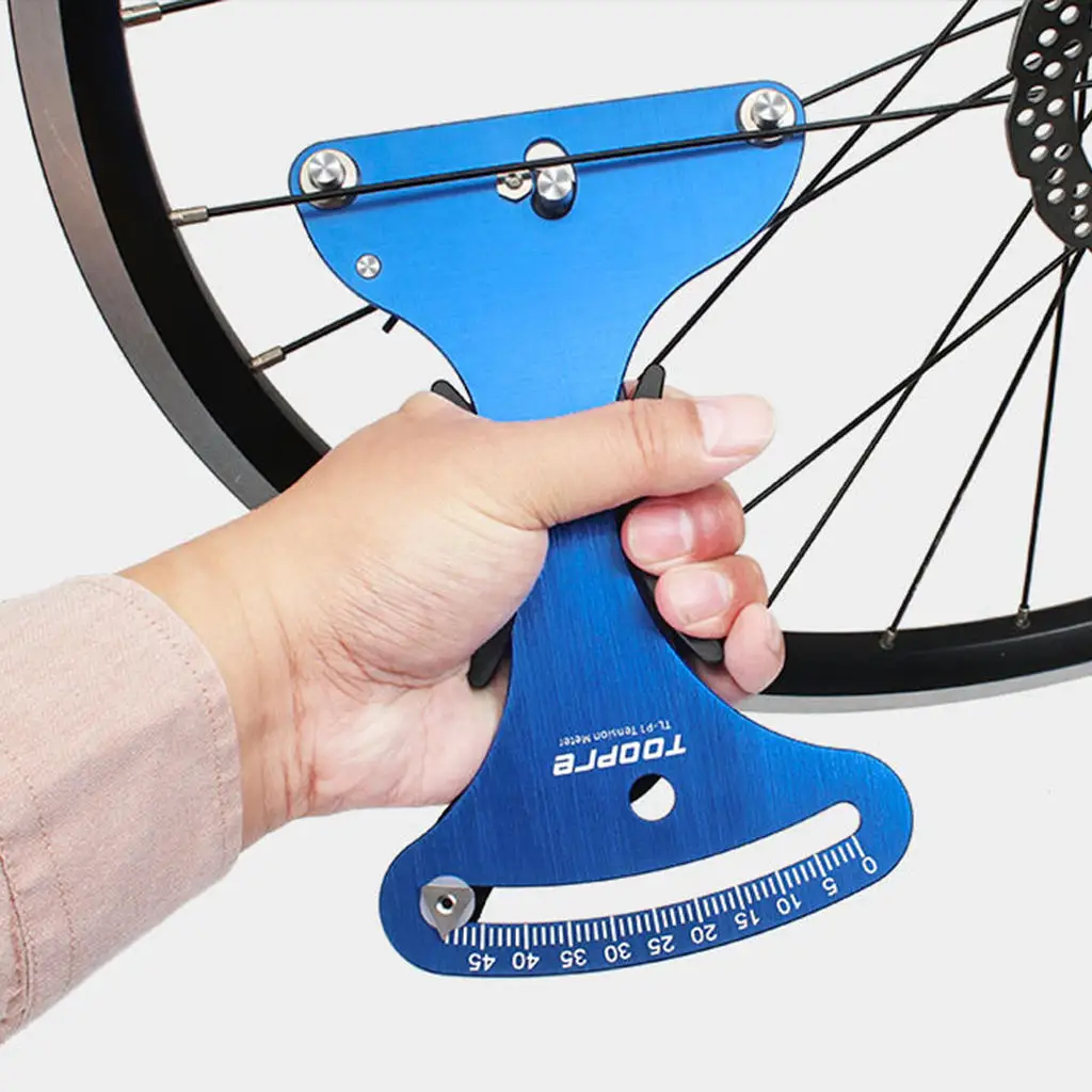 1x Mountain Road Bicycle Spoke Tension Meter Checker Indicator Multifunction Wheel Spokes Accurate Measurement Practical Tool | Спорт и