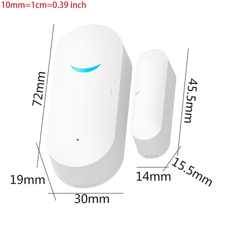

B2RC Free Notification Door Open / Closed Detectors Tuya APP Control Home Security PIR Motion Detector for Home Security
